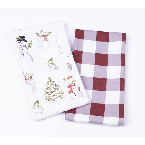 Matějovský Kuhinjska krpa Snowman, 50 x 70 cm, set2 kos