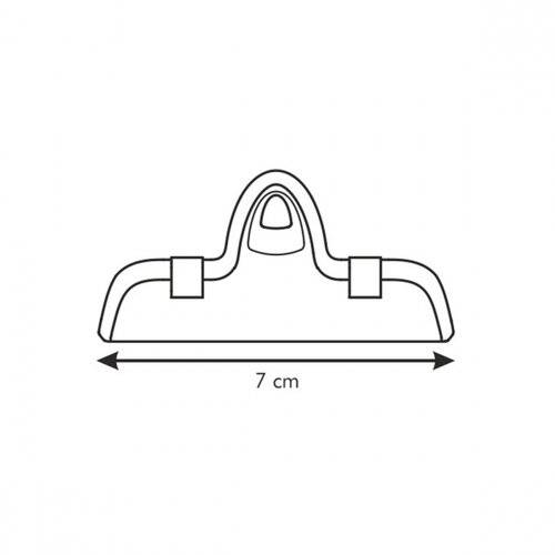 Tescoma Cleme pentru pungi PRESTO 7 cm, 4 buc.