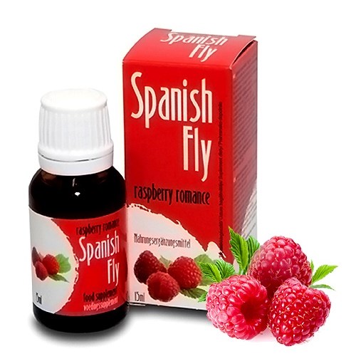 Španělské mušky Malina, 15 ml