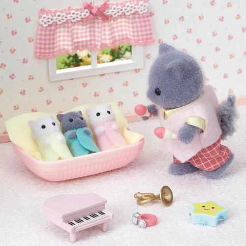 Sylvanian Families Pisica persană Tripleți