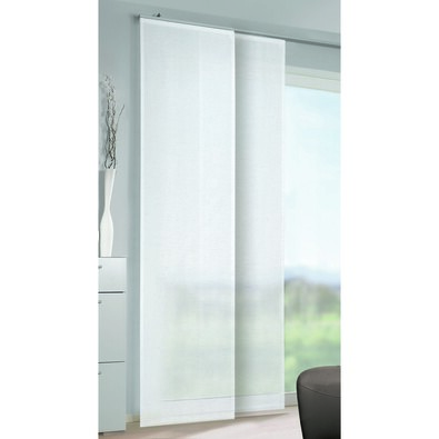 Albani Zasłona panelowa Conny pasy biały, 60 x 245 cm