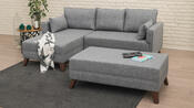 Narożna sofa rozkładana Bella Corner Left 2 Grey