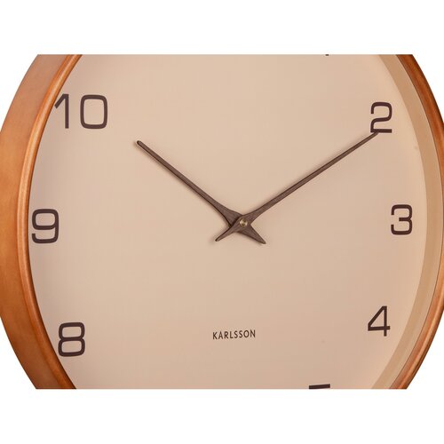 Karlsson 5993SB design ceas de perete bej, diametru 40 cm