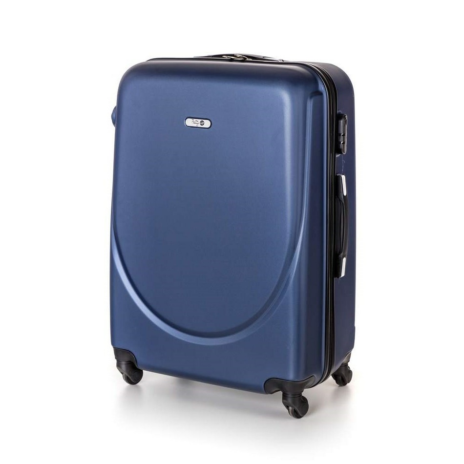 Fotografie Pretty UP Cestovní skořepinový kufr ABS16, modrá