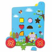 Ecotoys Készségfejlesztő kocsi 5in1, 36 x 35 x 42 cm