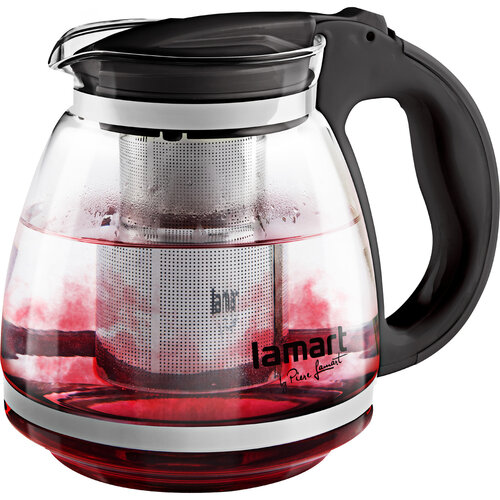 Lamart LT7027 čajnik Verre 1,5 l, črn
