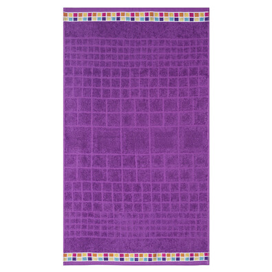 Osuška Mozaik fialová, 70 x 130 cm