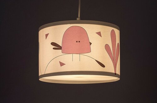 Rabalux 72069 dziecięca lampa wisząca Fowly, biały