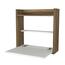 Schreibtisch Laptop White and Walnut