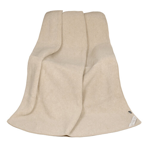 Bellatex-Wolldecke Europäische Merino Beige , 155 x 200 cm