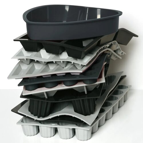 De Buyer 1964.01 Silikonform Moul'flex Brioche, 6Stück