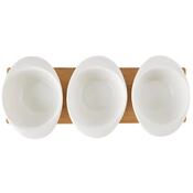 Orion Serving set of bowls with spoon and trayWhiteline, 3 pcs
