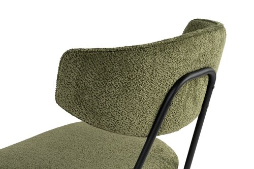 Set de scaune de sufragerie Nancy Green and Black,2 buc.