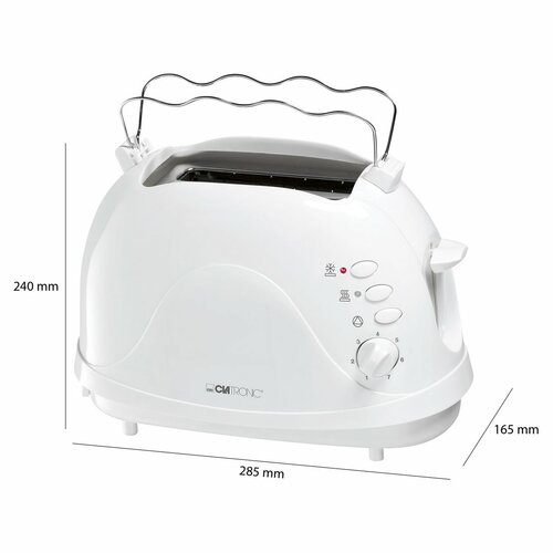 Clatronic TA 3565 kenyérpirító, fehér