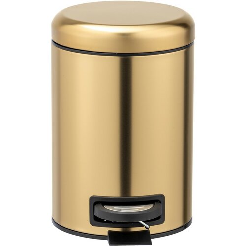 Wenko Leman Pedal Bin 3 l, mat zlata