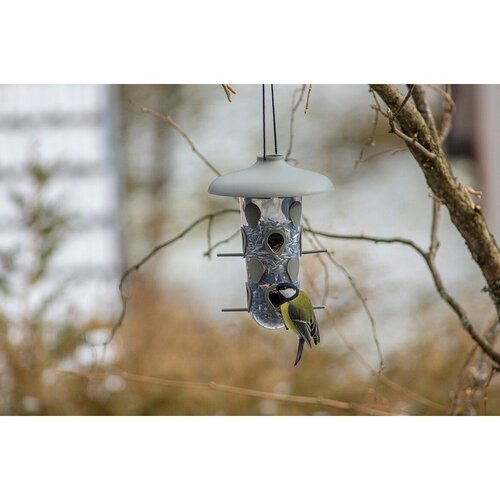 Plastia Vogelfutterspender Robin, Anthrazit