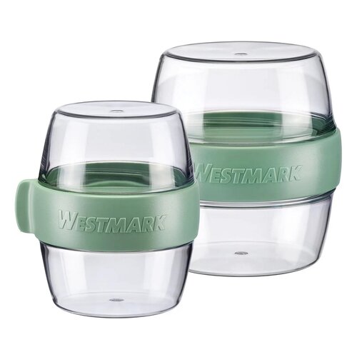 Westmark Dvoudílná dóza na svačinu MINI, 400 ml, mátově zelená