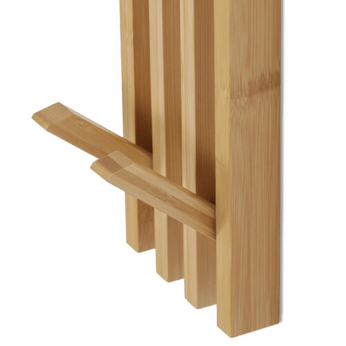 Wandgarderobe B025 NAT, Bambus