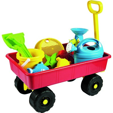 Detský záhradný vozík s príslušenstvom