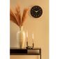 Karlsson 5995BK designové nástěnné hodiny černá, pr. 30 cm