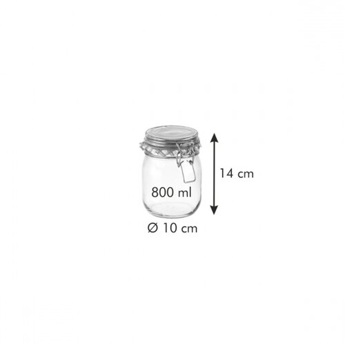 Tescoma csatos befőttes üveg DELLA CASA, 800 ml