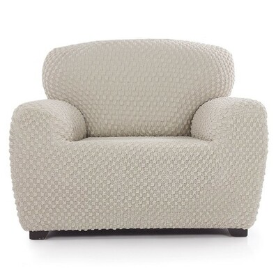 Husă multielastică Contra, pentru fotoliu, crem, 70 - 110 cm