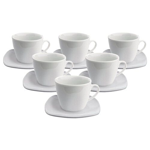 Set cești cu farfurioare Mäser COSMO, 12 piese,190 ml.