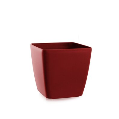 Flower Lover Blumentopf Quadrato Easy matt  Rot 18 cm
