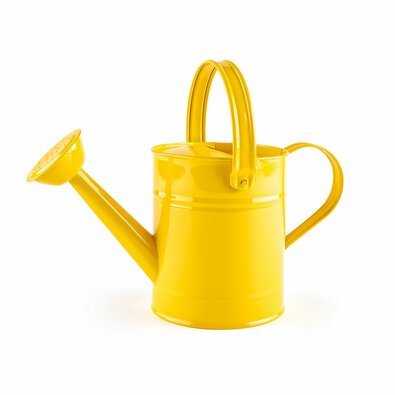 Woody Metall Gießkanne 1,5 l, Gelb
