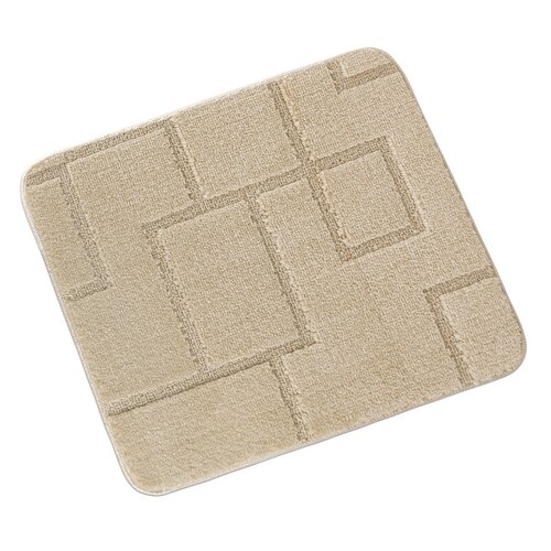 Bellatex Badteppich Bany ohne Ausschnitt Rechtecke Creme, 60 x 50 cm