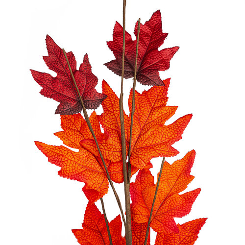 Jesenné vetvička s červenými listami javora, 70 cm