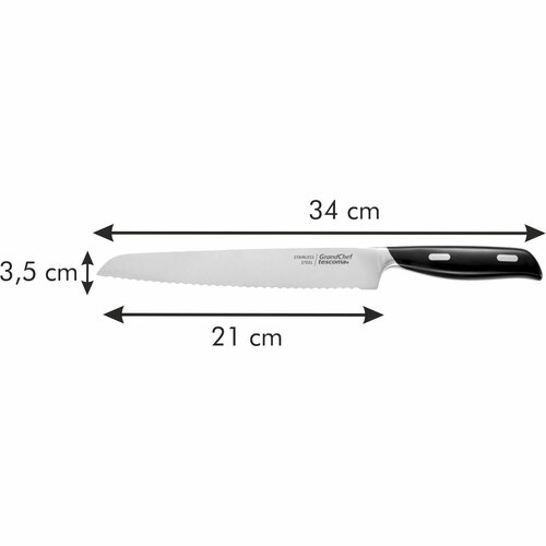 Tescoma Cuțit pentru pâine GrandCHEF, 21 cm