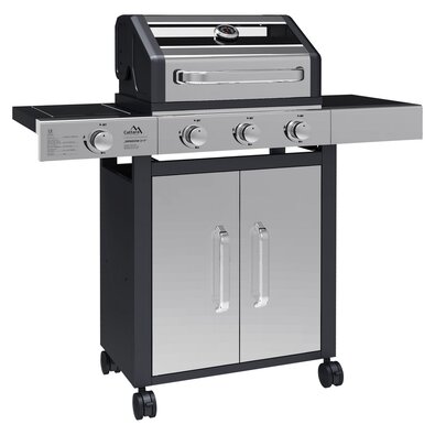 Cattara Mobiler Gasgrill Window, 117,5 x 49 x 116 cm