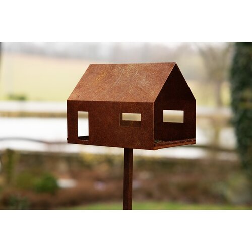 Casa krmilnica za ptice 30 x 21 x 23 cm, CortenCORGARDEN 1040