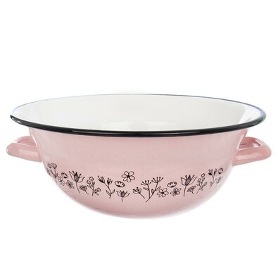 Orion LOUKA emajlirana skleda 26 cm, roza