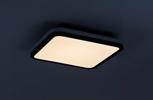 Rabalux 71399 funkcjonalna lampa sufitowa LED Serkan 43W, czarna/biała