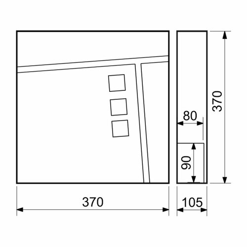 Stahlbriefkasten BK.932.AG.AM, Grau