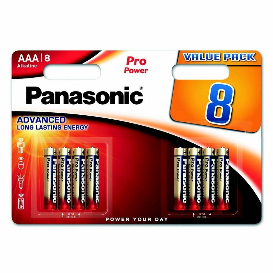 Panasonic LR03PPG/8BW Pro Power Gold AAAelemkészlet akciós termékkép 1