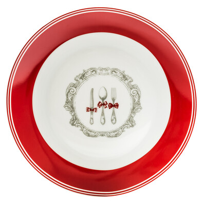 Dezertní talíř Alice 19 cm, červená