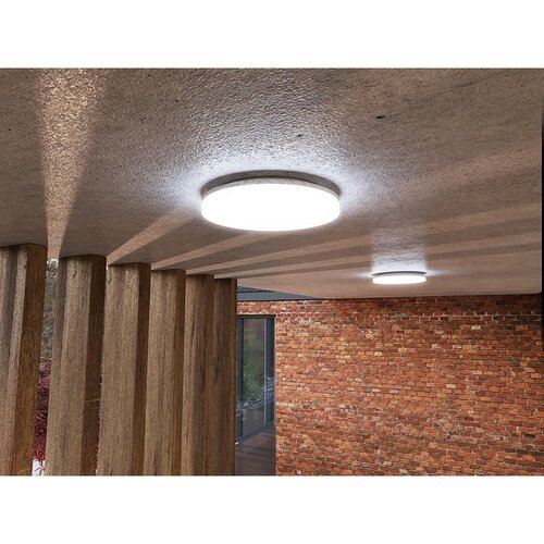 Panlux Prisadené LED svietidlo Eva, pr. 28 cm, IP54