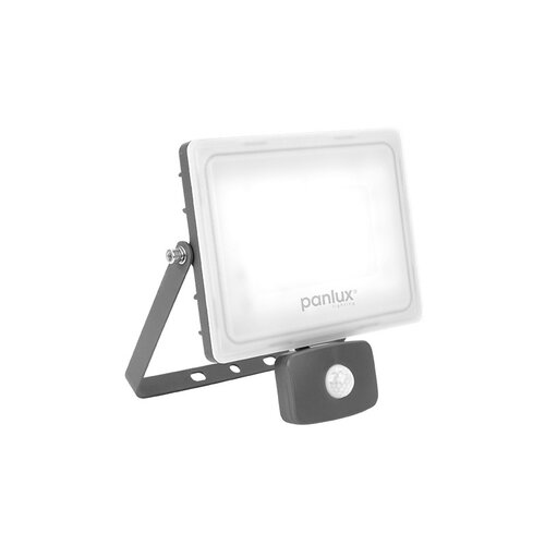 Panlux – oprawa reflektorowa z czujnikiem Vana profi S, szara, 50 W