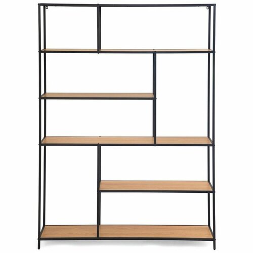 Kovový regál LOFTY GRID Grand Oak 185 x 135 cm