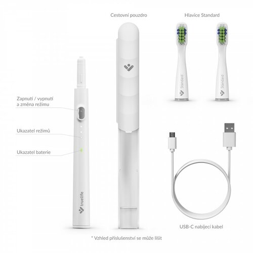 TrueLife Sonična zobna ščetka SonicBrush Slim20White