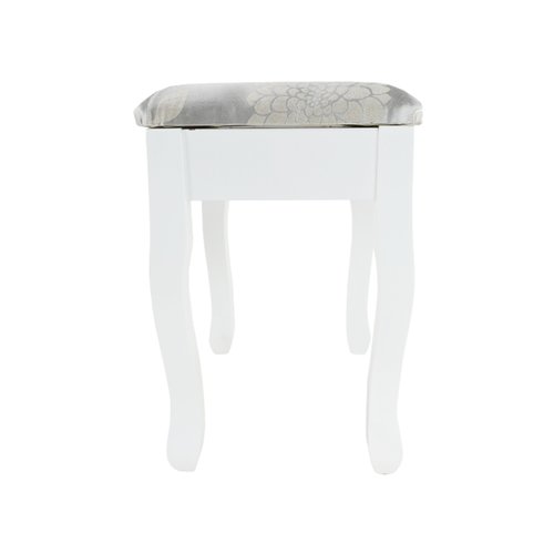 Măsuță decorativă cu scaun LINET NEW, albă