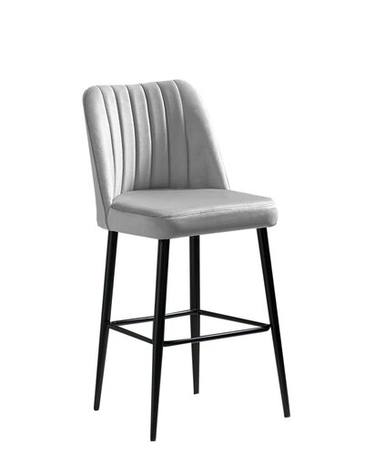 Set de scaune de bar Vento Cream and Black, 2 buc.