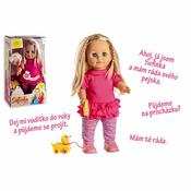 Teddies Mluvící a chodící panenka Sofinka s pejskem, 42 cm