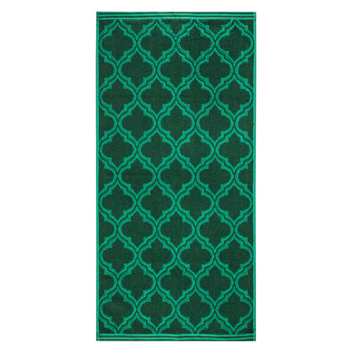 Ručník Castle zelená, 50 x 100 cm
