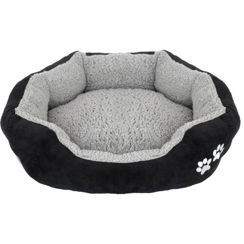 Domarex Ležalnik za pse Snoozy XL sivo-črn, 70 x64 x 18 cm