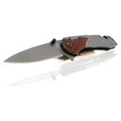 Cattara Zatvárací nôž s poistkou Wood, 21 cm