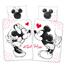 Dziecięca pościel bawełniana Mickey a Minnie"All we need", 140 x 200 cm, 70 x 90 cm